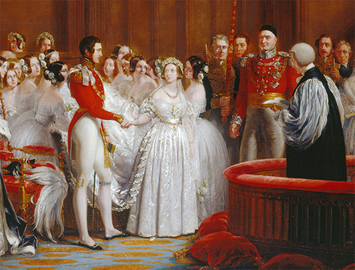 ملکه ویکتوریا سنت شکنی کرد و از رنگ سفید برای لباس عروسش استفاده کرد