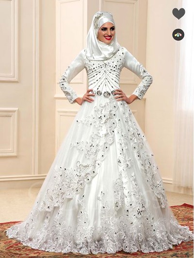 مدل لباس عروس پوشیده
