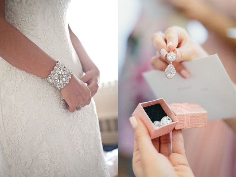 جواهرات عروس هم از مهم ترین مواردی است که باید از در تصاویرتان برجسته باشد.