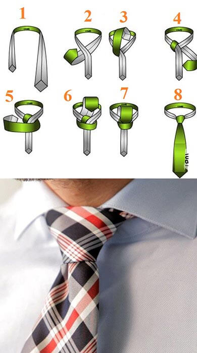 بستن کراوات به روش نیکی